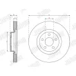 Jeu de 2 disques de frein avant JURID 563702JC - Visuel 3