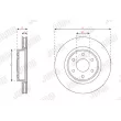 Jeu de 2 disques de frein avant JURID 563705JC - Visuel 3