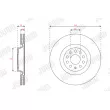 Jeu de 2 disques de frein avant JURID 563706JC-1 - Visuel 2