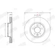Jeu de 2 disques de frein avant JURID 563712JC-1 - Visuel 3