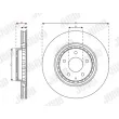 Jeu de 2 disques de frein avant JURID 563714JC - Visuel 2