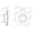 Jeu de 2 disques de frein avant JURID 563716JC - Visuel 2