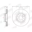 Jeu de 2 disques de frein avant JURID 563719JC - Visuel 2