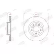 Jeu de 2 disques de frein arrière JURID 563730JC - Visuel 1