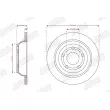 Jeu de 2 disques de frein arrière JURID 563738JC - Visuel 2