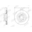 Jeu de 2 disques de frein avant JURID 563739JC - Visuel 2