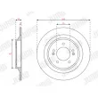 Jeu de 2 disques de frein arrière JURID 563744JC - Visuel 2