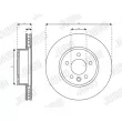 Jeu de 2 disques de frein avant JURID 563749JC-1 - Visuel 1