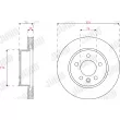 Jeu de 2 disques de frein avant JURID 569276J - Visuel 2