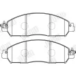 Jeu de 4 plaquettes de frein avant JURID 573857J - Visuel 2
