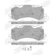 Jeu de 4 plaquettes de frein avant JURID 573902J - Visuel 3