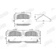 Jeu de 4 plaquettes de frein avant JURID 573916J - Visuel 2