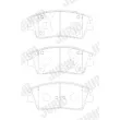 Jeu de 4 plaquettes de frein avant JURID 574012J - Visuel 2