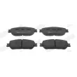 Jeu de 4 plaquettes de frein avant JURID 574019J - Visuel 1