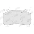 Jeu de 4 plaquettes de frein avant JURID 574030J - Visuel 2