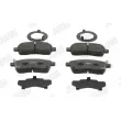Jeu de 4 plaquettes de frein avant JURID 574037J - Visuel 1