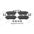 Jeu de 4 plaquettes de frein avant JURID 574046J - Visuel 1