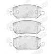 Jeu de 4 plaquettes de frein avant JURID 574057J - Visuel 2