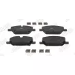 Jeu de 4 plaquettes de frein avant JURID 574071J - Visuel 1