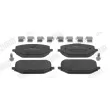 Jeu de 4 plaquettes de frein avant JURID 574077J - Visuel 1
