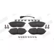 Jeu de 4 plaquettes de frein avant JURID 574078J - Visuel 1