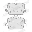 Jeu de 4 plaquettes de frein avant JURID 574080J - Visuel 2