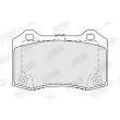 Jeu de 4 plaquettes de frein avant JURID 574096J - Visuel 2