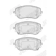 Jeu de 4 plaquettes de frein avant JURID 574107J - Visuel 1