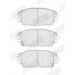 Jeu de 4 plaquettes de frein avant JURID 574108J - Visuel 2