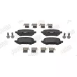 Jeu de 4 plaquettes de frein arrière JURID 574109J - Visuel 1