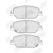 Jeu de 4 plaquettes de frein arrière JURID 574115J - Visuel 1