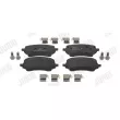 Jeu de 4 plaquettes de frein avant JURID 574118J - Visuel 1