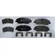 Jeu de 4 plaquettes de frein avant JURID 574139J - Visuel 3