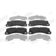 Jeu de 4 plaquettes de frein avant JURID 574159J - Visuel 1