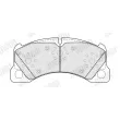 Jeu de 4 plaquettes de frein avant JURID 574159J - Visuel 2