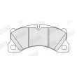 Jeu de 4 plaquettes de frein avant JURID 574162J - Visuel 2