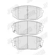 Jeu de 4 plaquettes de frein avant JURID 574203J - Visuel 2