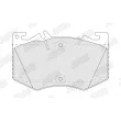 Jeu de 4 plaquettes de frein avant JURID 574226J - Visuel 2