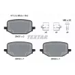 Jeu de 4 plaquettes de frein avant TEXTAR 2643102 - Visuel 2