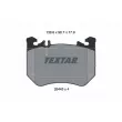 Jeu de 4 plaquettes de frein avant TEXTAR 2644303 - Visuel 2