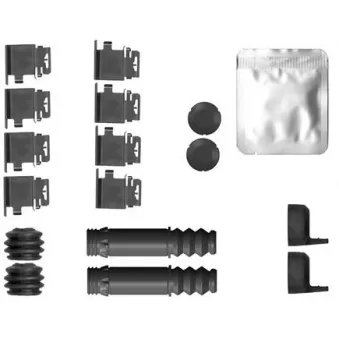 Kit d'accessoires, plaquette de frein à disque TEXTAR 82561100