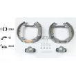 Kit de freins arrière (prémontés) TEXTAR 84052601 - Visuel 2