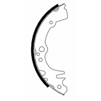 Jeu de mâchoires de frein TEXTAR 91059300