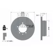Jeu de 2 disques de frein arrière TEXTAR 92021200 - Visuel 1