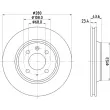 Jeu de 2 disques de frein avant TEXTAR 92053600 - Visuel 3