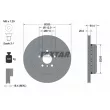 Disque de frein avant droit TEXTAR 92305125 - Visuel 2