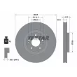 Jeu de 2 disques de frein avant TEXTAR 92341803 - Visuel 2