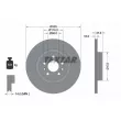 Jeu de 2 disques de frein avant TEXTAR 92351803 - Visuel 1