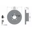 Jeu de 2 disques de frein avant TEXTAR 93104600 - Visuel 1
