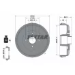 Tambour de frein TEXTAR 94049700 - Visuel 2